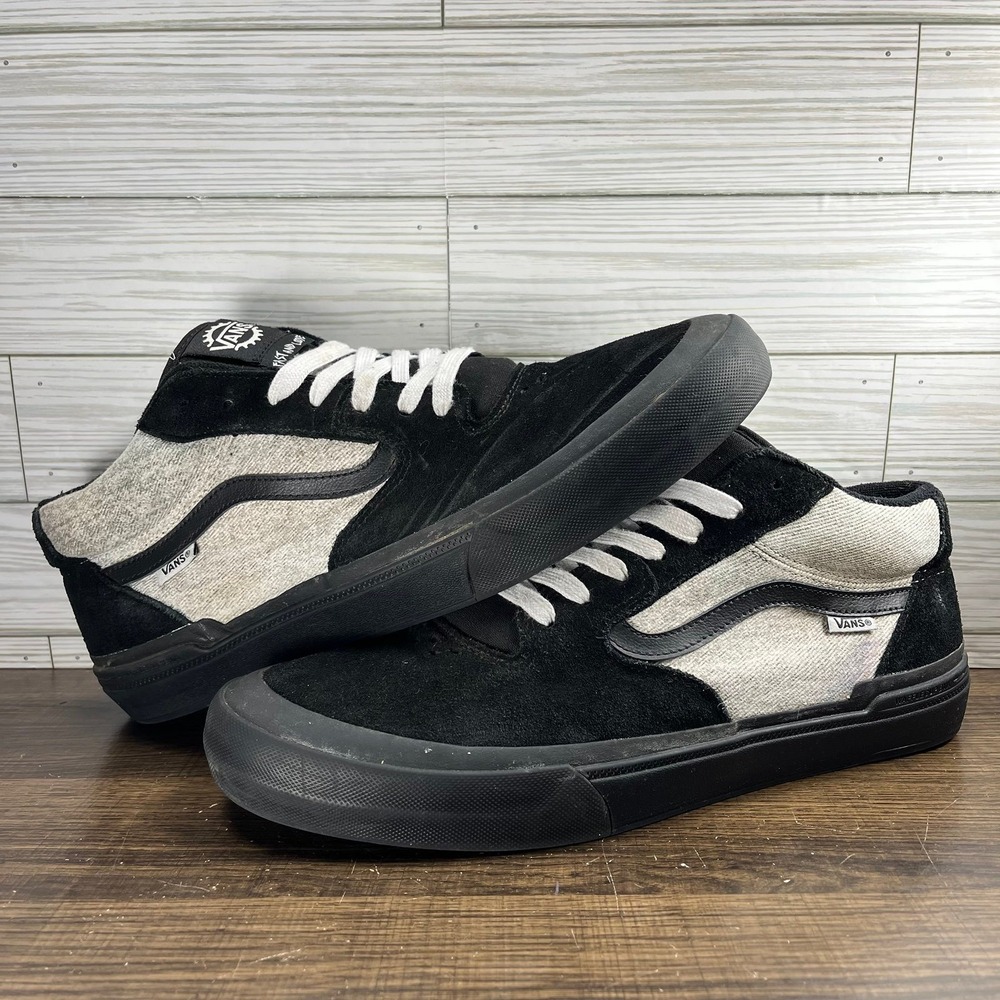 Vans BMX Style 114 Fast And Loose Men's Black Shoes - Men's Size 12 - Picture 3 of 9
